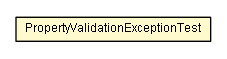 Package class diagram package PropertyValidationExceptionTest