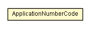 Package class diagram package ApplicationNumberCode