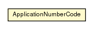 Package class diagram package ApplicationNumberCode