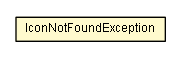 Package class diagram package IconNotFoundException