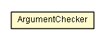 Package class diagram package ArgumentChecker