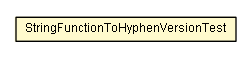 Package class diagram package StringFunctionToHyphenVersionTest