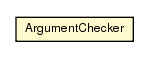 Package class diagram package ArgumentChecker