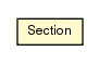 Package class diagram package Constant.Section