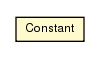 Package class diagram package Constant