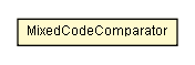Package class diagram package MixedCodeComparator