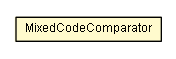 Package class diagram package MixedCodeComparator