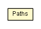 Package class diagram package Paths