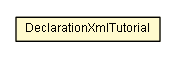 Package class diagram package DeclarationXmlTutorial