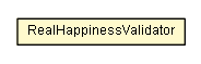 Package class diagram package RealHappinessValidator