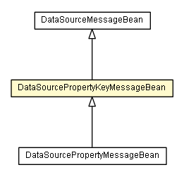 Package class diagram package DataSourcePropertyKeyMessageBean